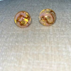 Women’s button earrings